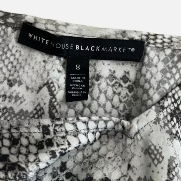 White House Black Market Women's Snake Print Slip Mini Dress_8 - Picture 4 of 10
